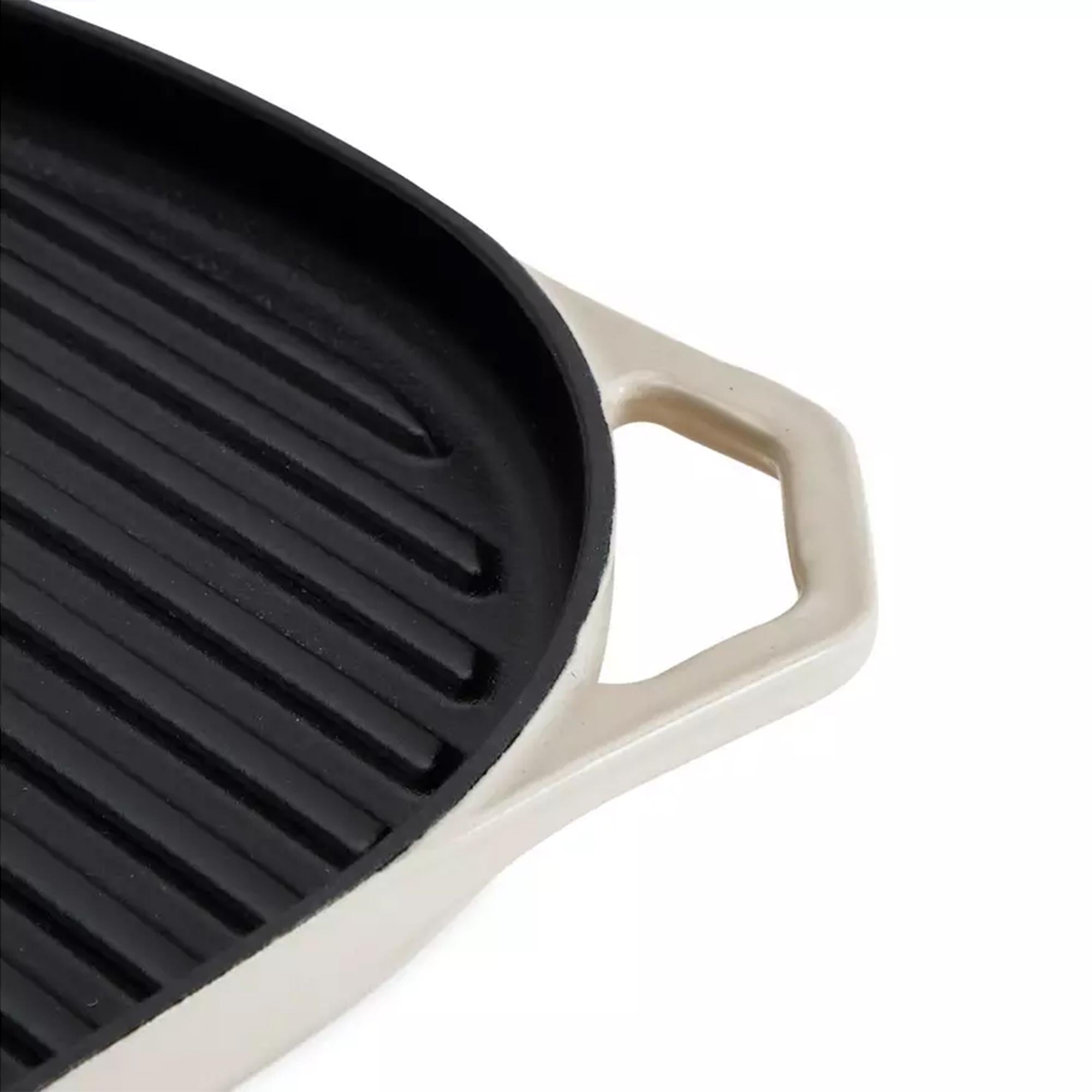 Habitat cast iron grill pan Large Cream, UK version