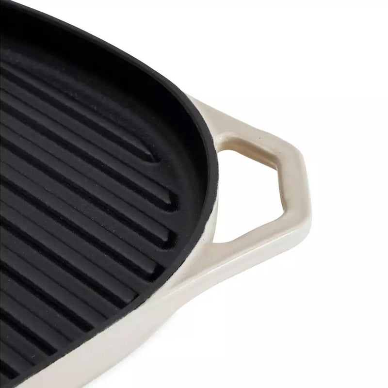 Habitat cast iron grill pan Large Cream, UK version