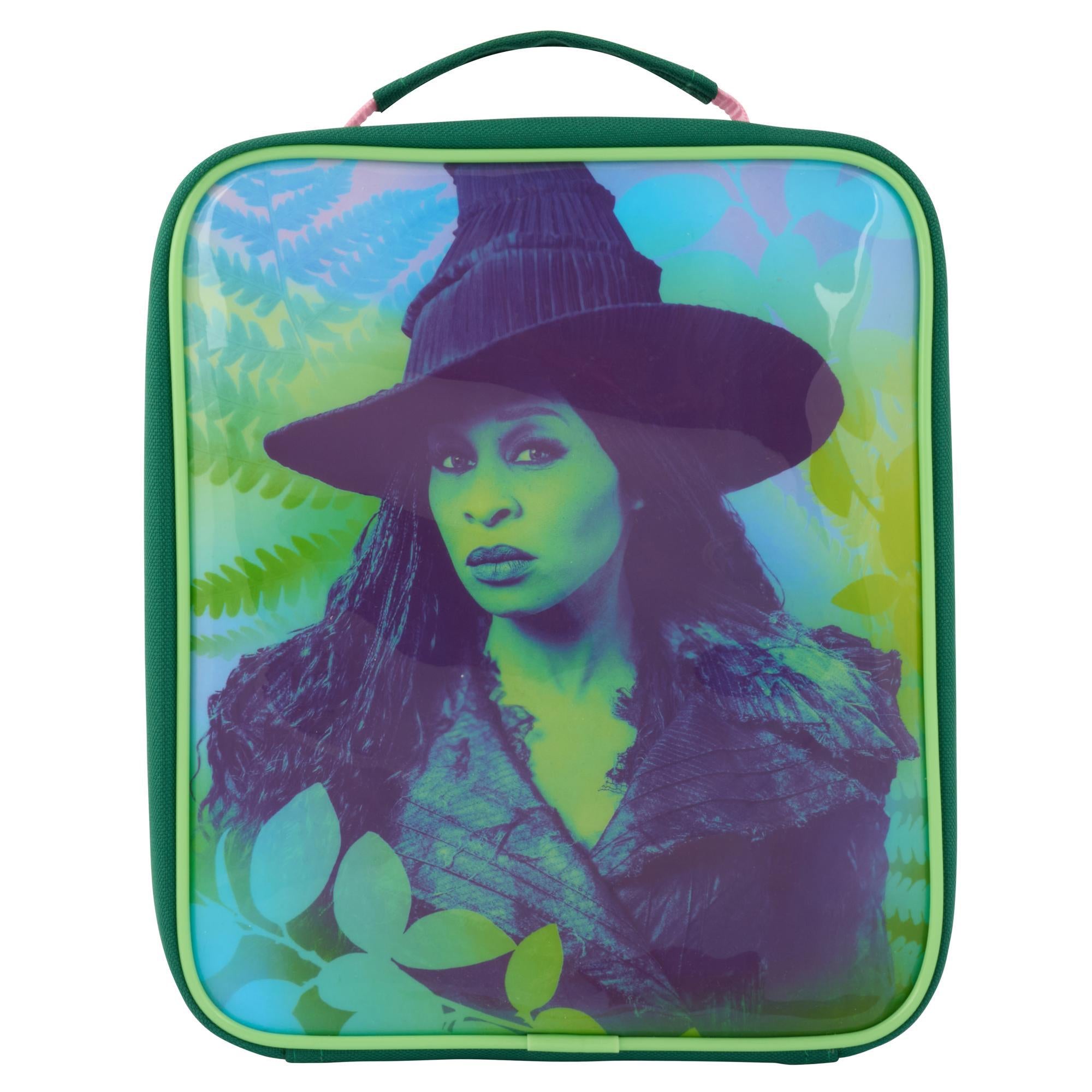 Reversible lunch bag with Wicked theme, insulated and food-safe lining (British brand)