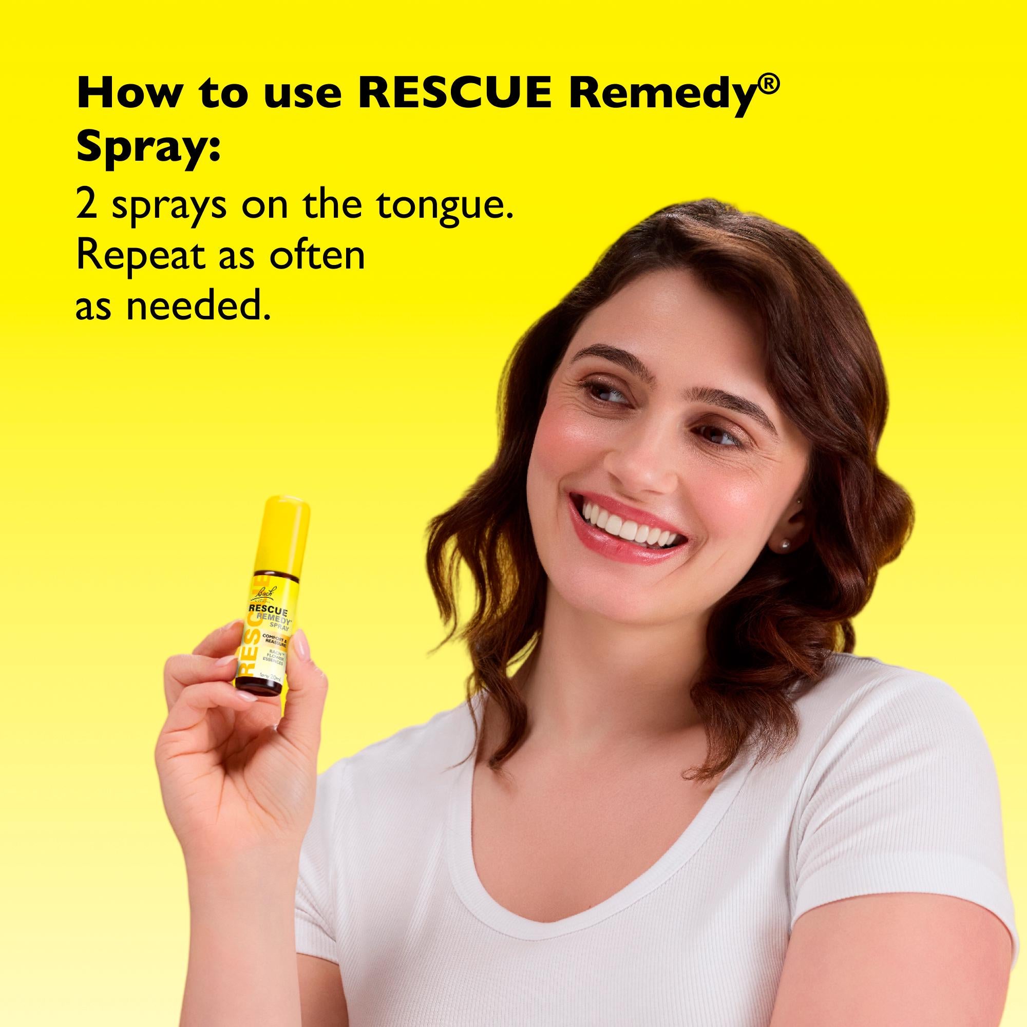 Bach flower remedy spray Rescue 20ml, imported from the UK