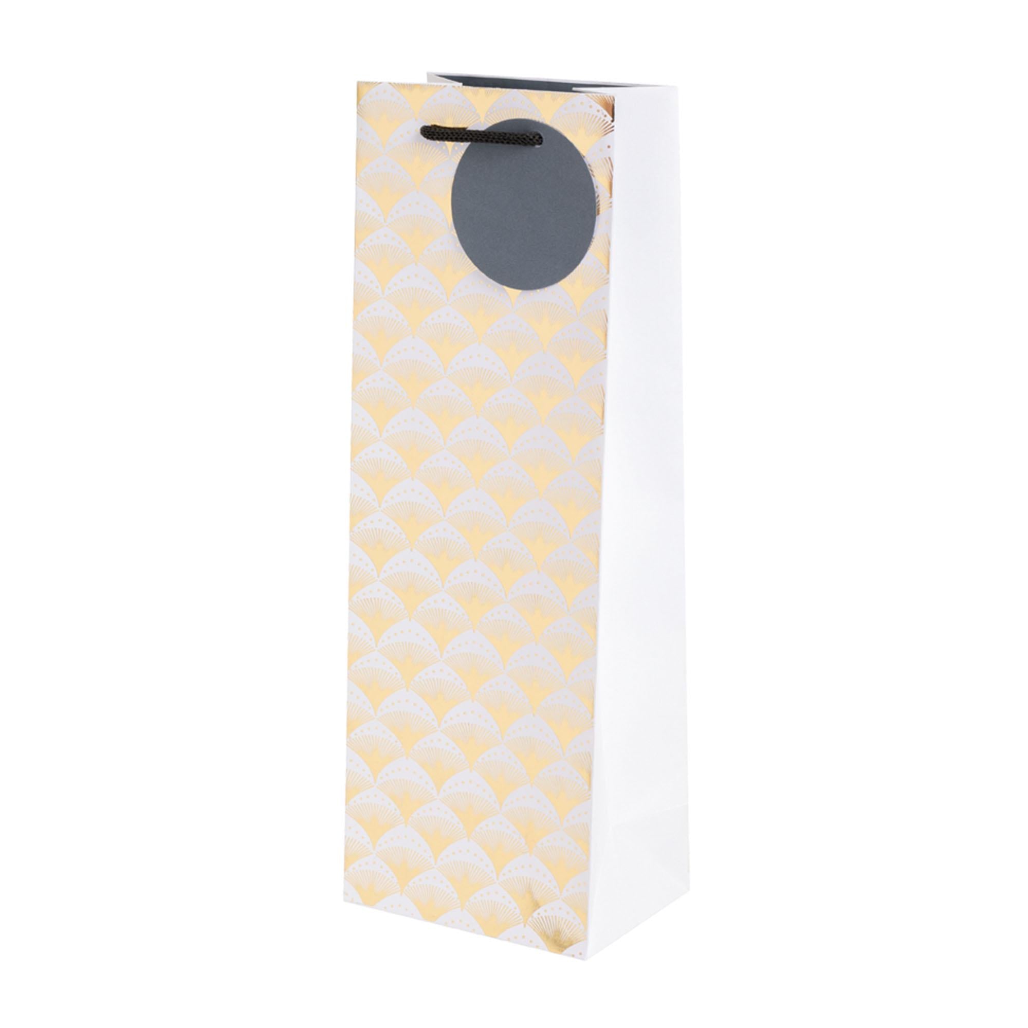 Sainsbury's Glam Geo bottle gift bag (British brand)