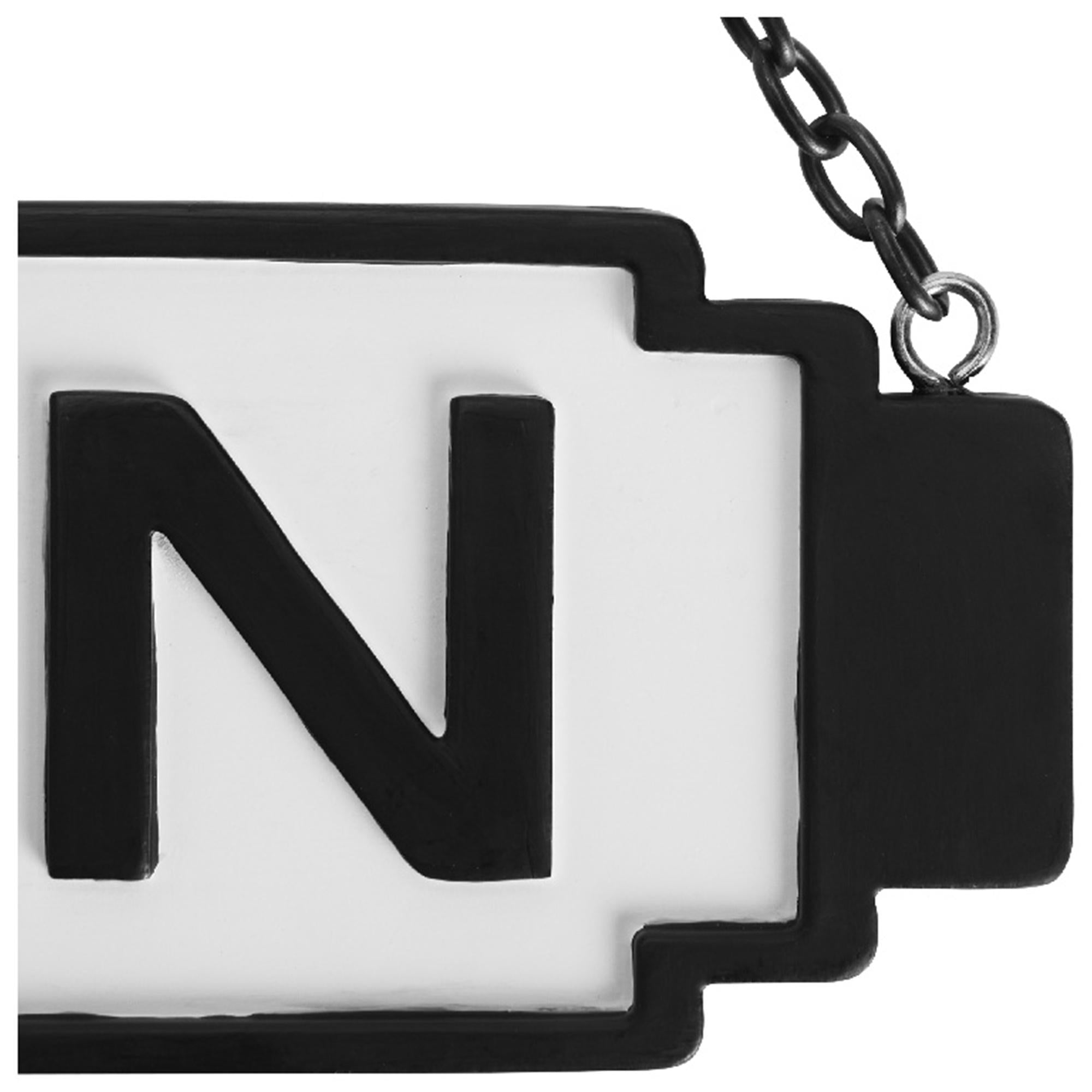 Sainsbury's garden sign resin plaque 22x29.5 cm (British brand)