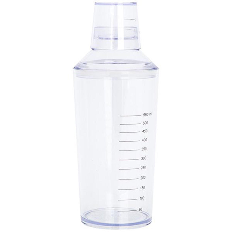 Habitat plastic cocktail shaker featuring measuring lines, UK version