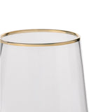 Habitat Gold Rim Hi Ball Glass 710ml capacity, UK version