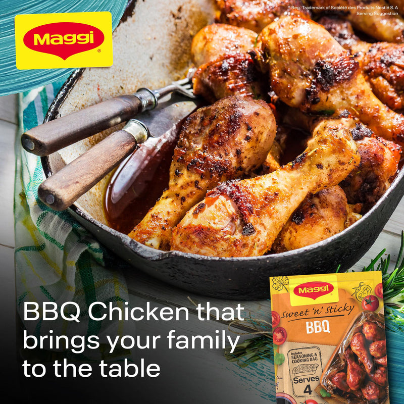 Maggi So Juicy Sweet & Sticky BBQ Chicken seasoning mix 41g, UK version