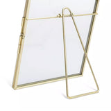 Habitat Skinny Metal Easel Picture Frame Gold 18x13cm, UK version