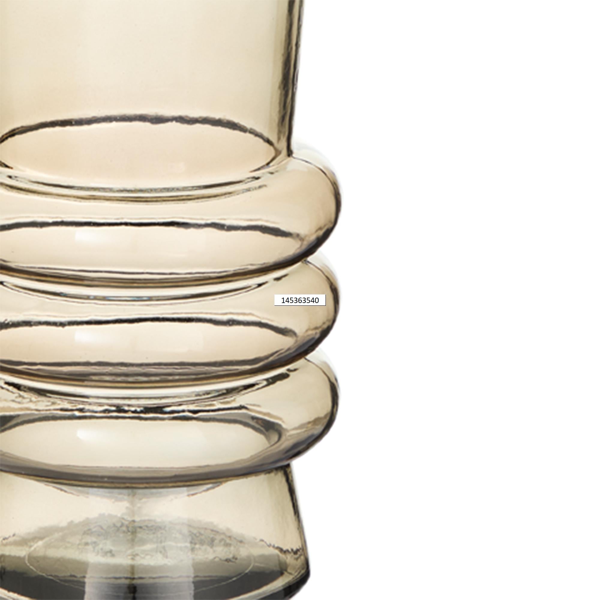 Habitat Green Glass Anillo Vase 25cm, UK version