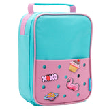 Smash Pink and Turquoise Lunch Bag 24cm (British brand)