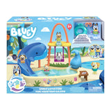 Bluey Whale Water Park playset and color-change figure toy (British brand)