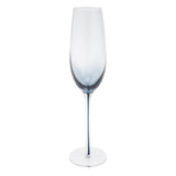 Habitat Navy Blue Stem Champagne Flute Glass, UK version