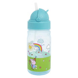 Official Peppa Pig water bottle 400ml with straw, imported from the UK