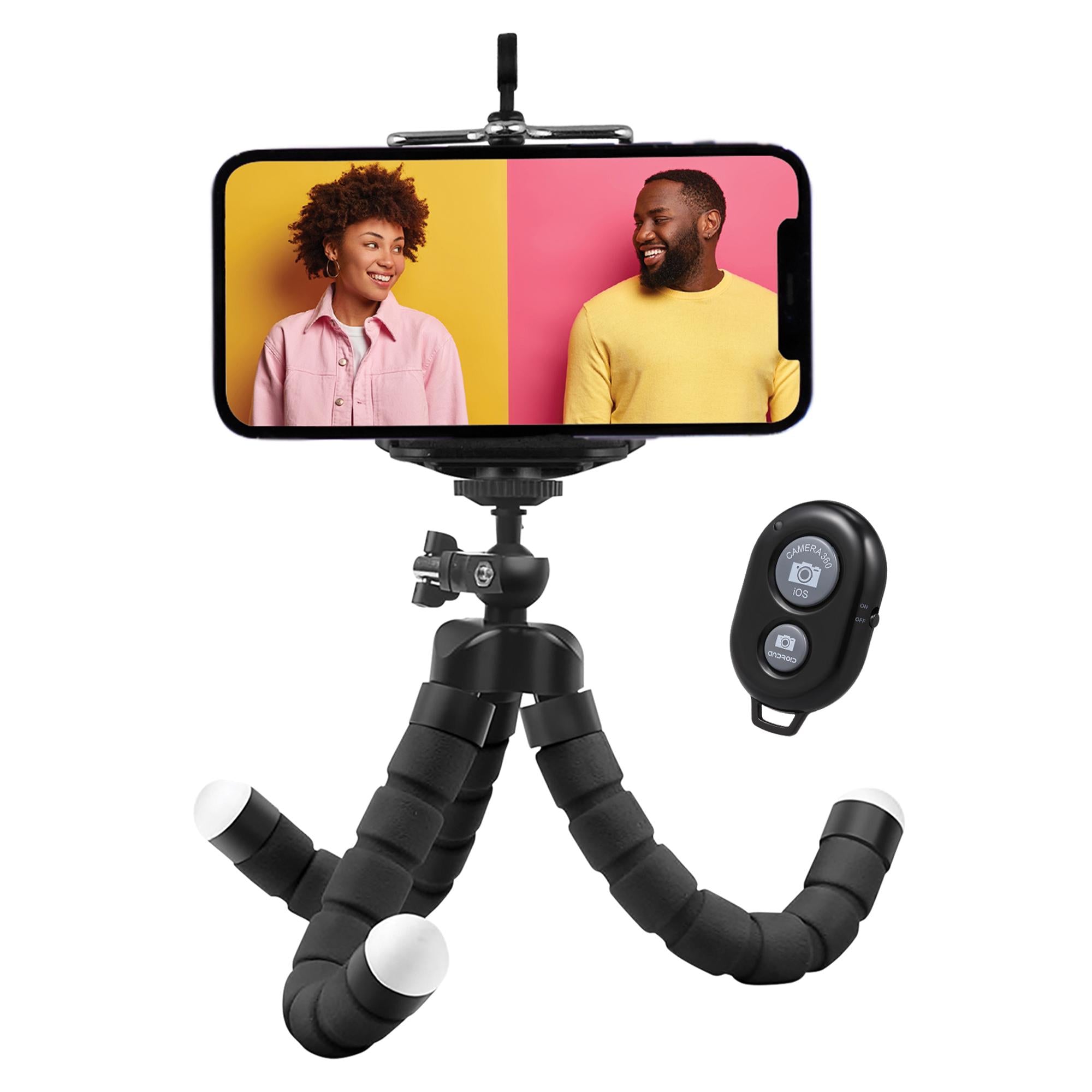 Flexible Juice Social Bluetooth Tripod Black 18cm, UK version