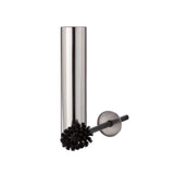 Habitat slimline chrome toilet brush with lid (British brand)
