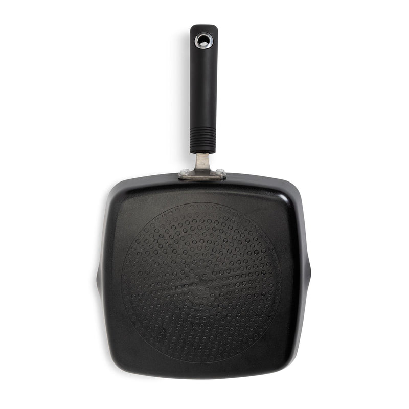 Habitat Black Aluminium Griddle Pan 24cm Non-Stick, UK version