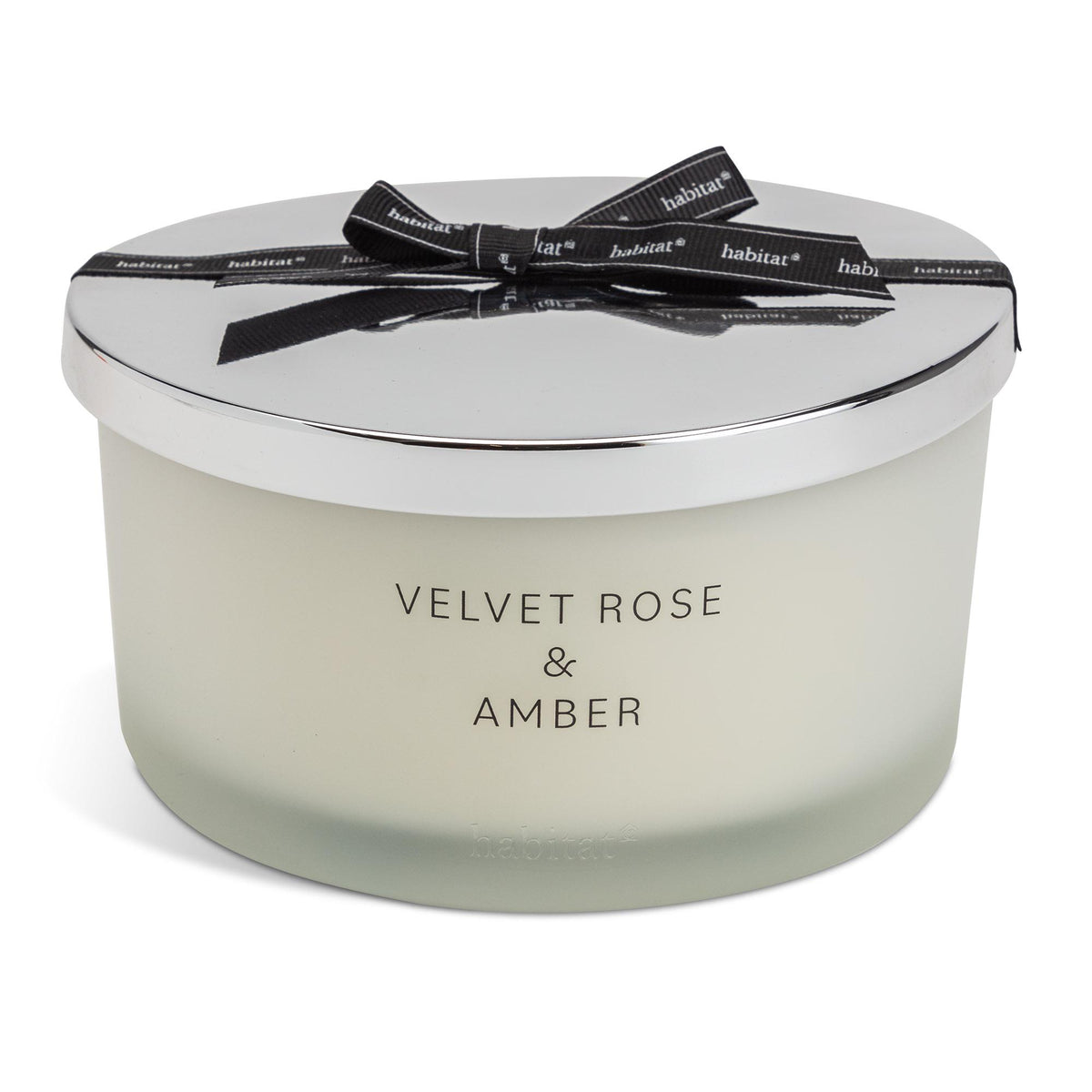 Habitat Luxe Velvet Rose & Amber XL candle 700g (British brand)