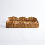 Habitat Rattan Serving Tray Coffee Table 45x35cm, UK version