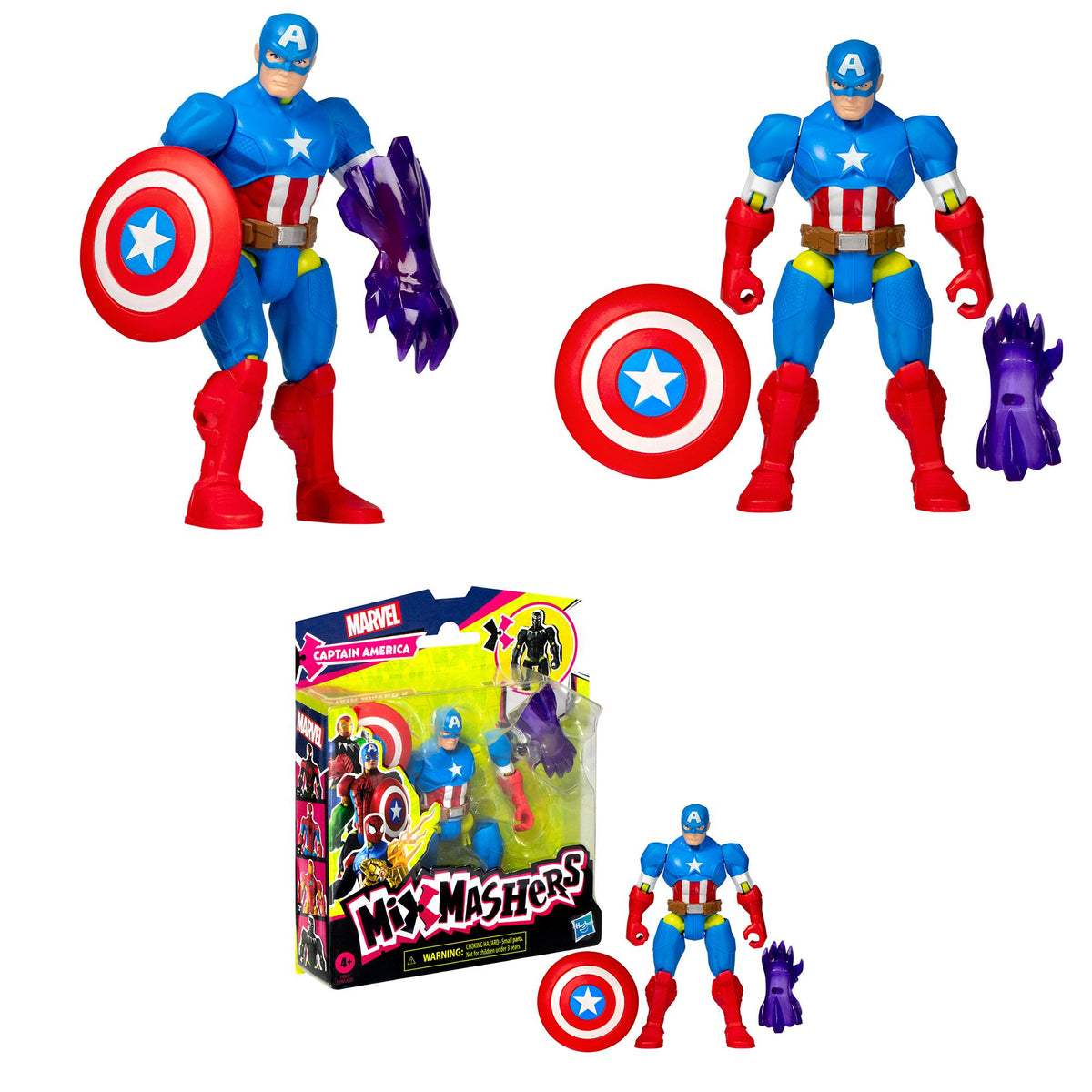 Marvel Avengers Mix Mashers action figures assortment (British brand)