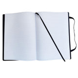 Sainsbury's Home A4 PU notebook black cover - British product