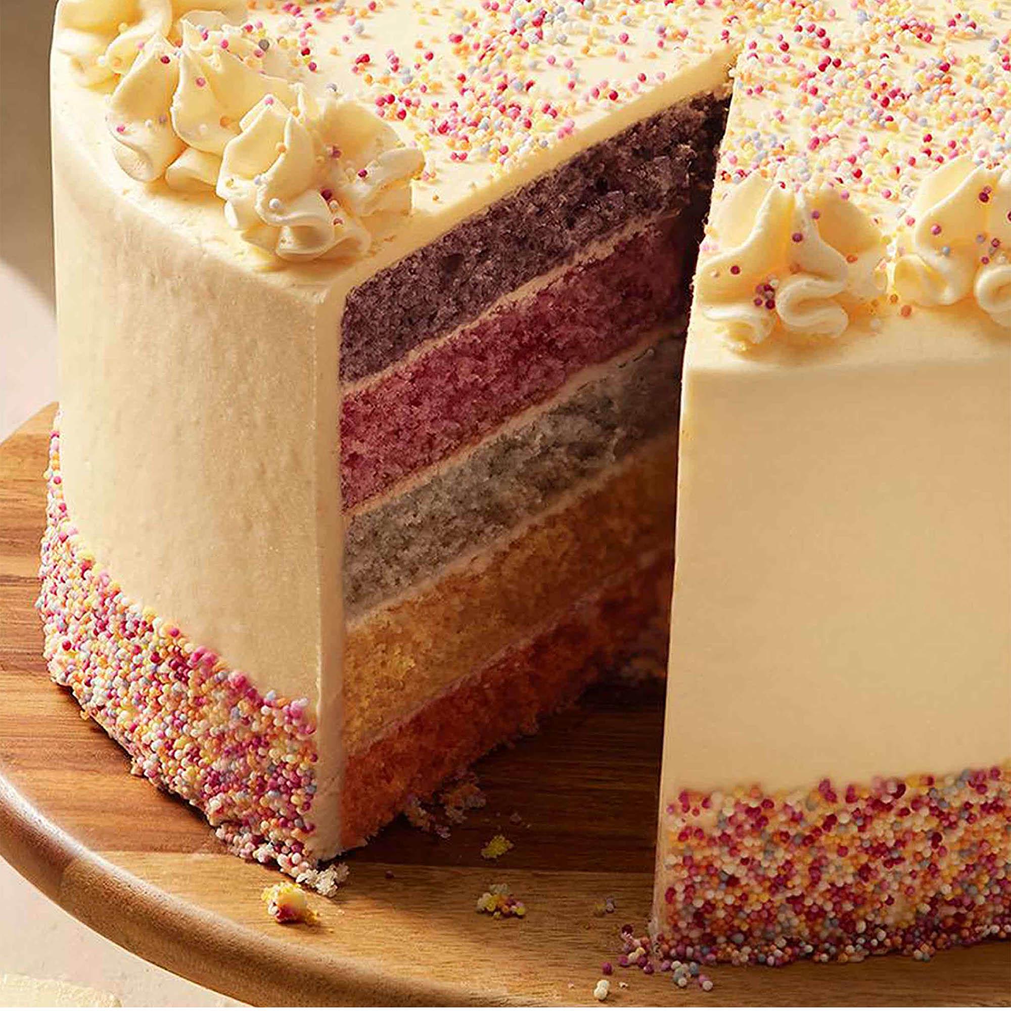 Sainsbury's Extra Large Rainbow Cake 2.6kg, UK version