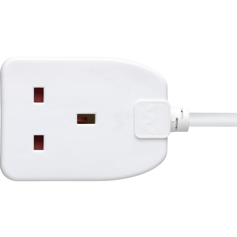 Masterplug Basic Single Socket Extension Lead 5m Cable, imported from the UK