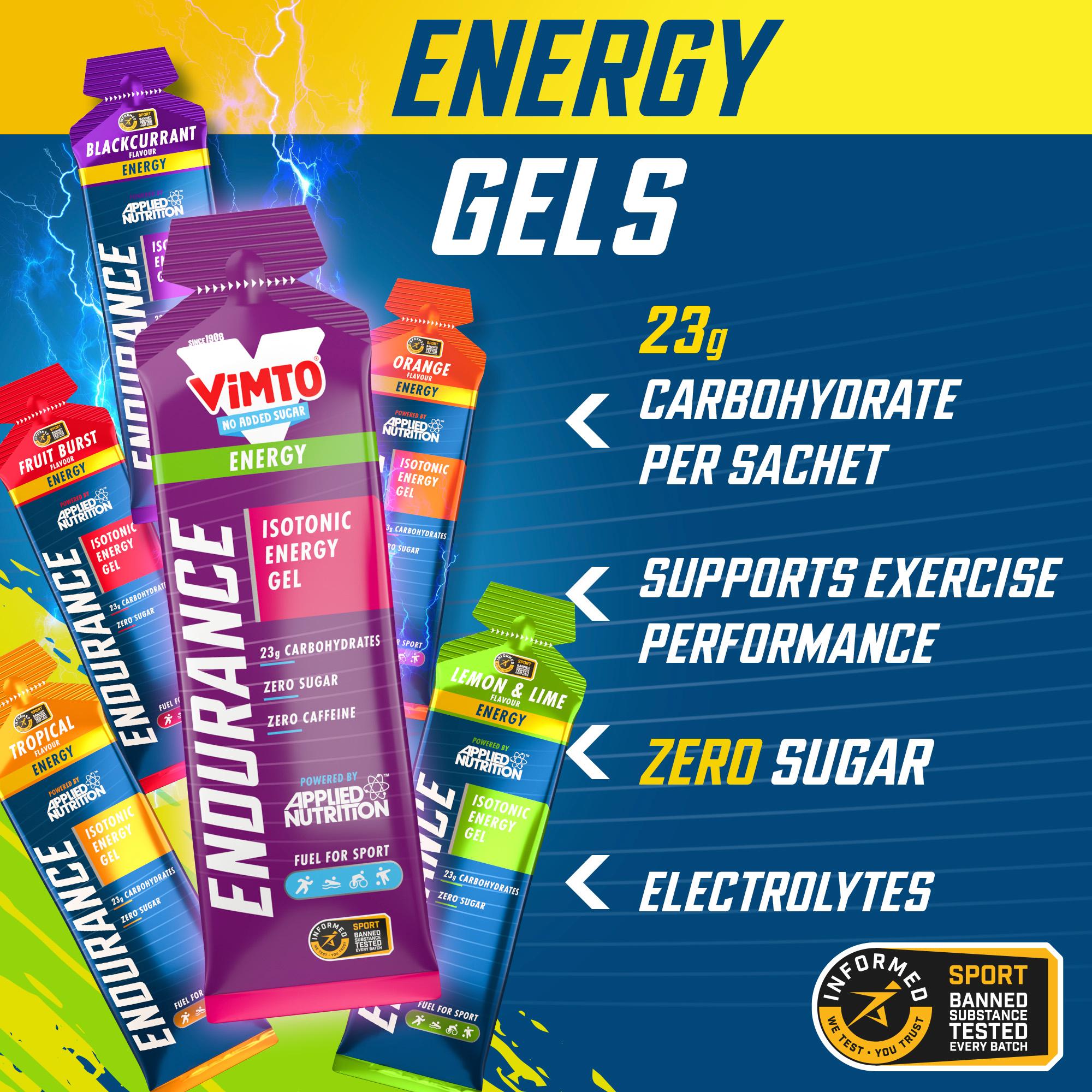 Applied Nutrition Energy Gel Vimto Flavour 60g - British product