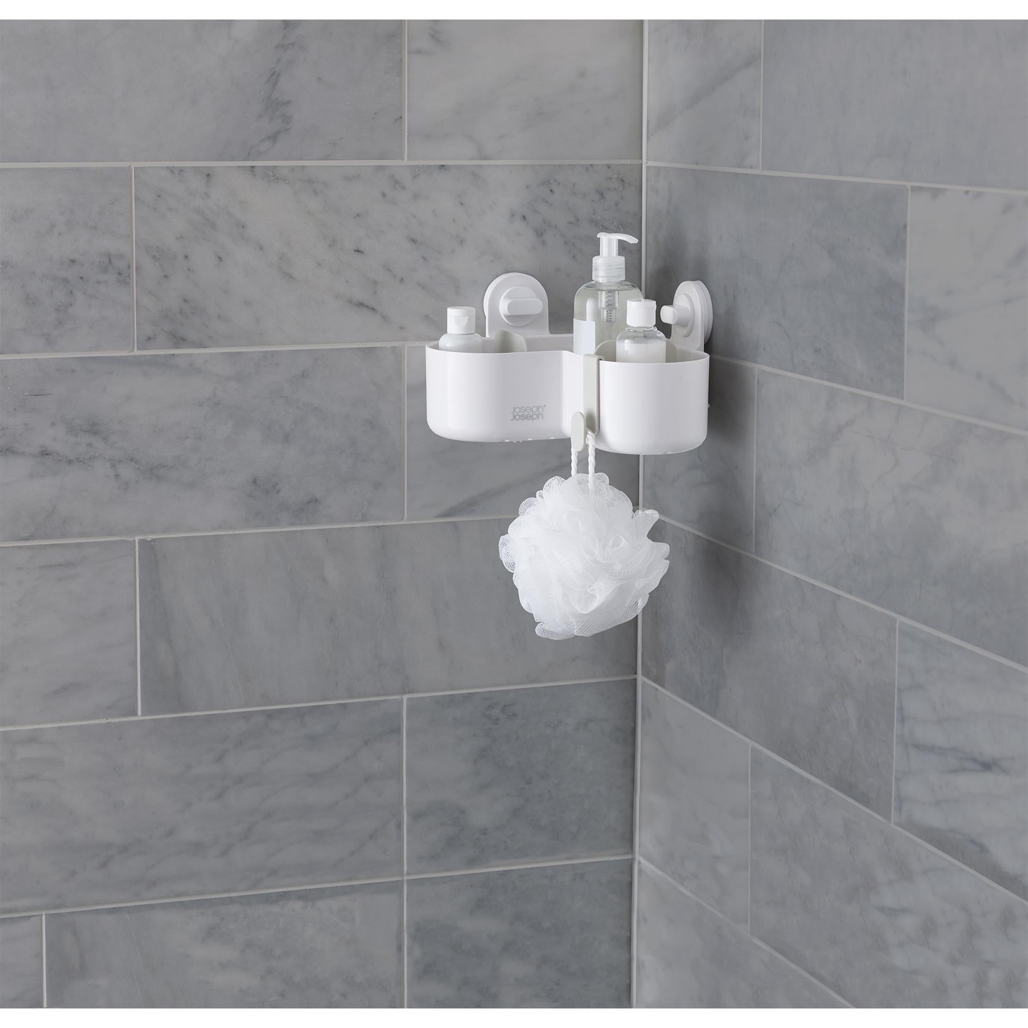 Joseph Joseph Duo corner shower caddy white, UK version