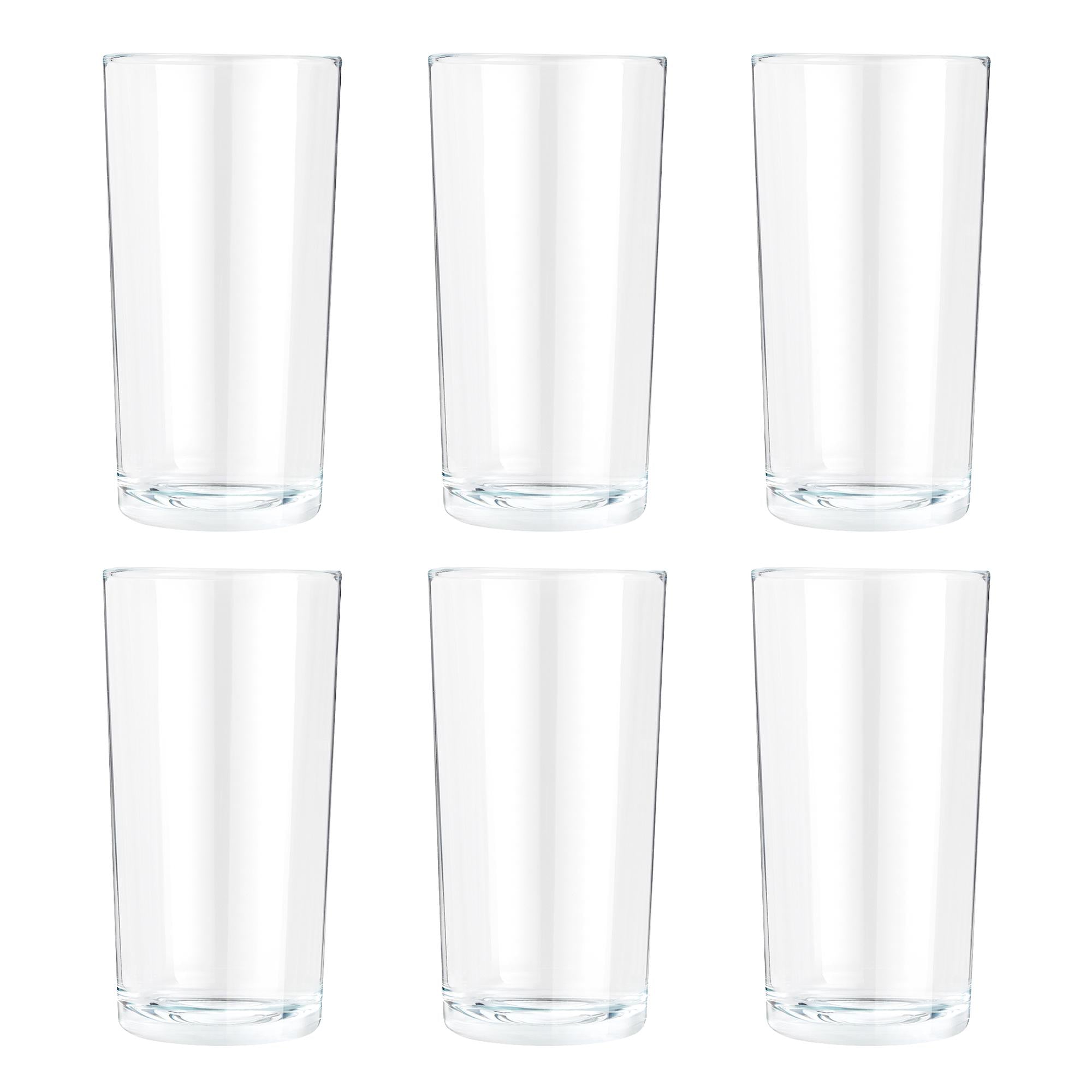 Sainsbury's hi-ball glasses pack of 6 490ml (British brand)