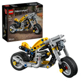 LEGO Technic Yellow Motorbike building toy, imported from the UK