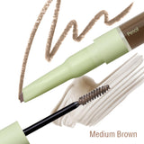 Pixi brow duo Medium Brown 3.5ml, imported from the UK