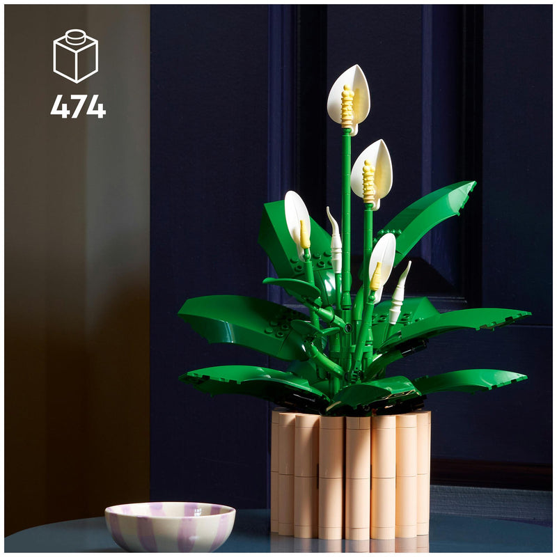 LEGO Botanicals Peace Lily building set 474 pieces, imported from the UK