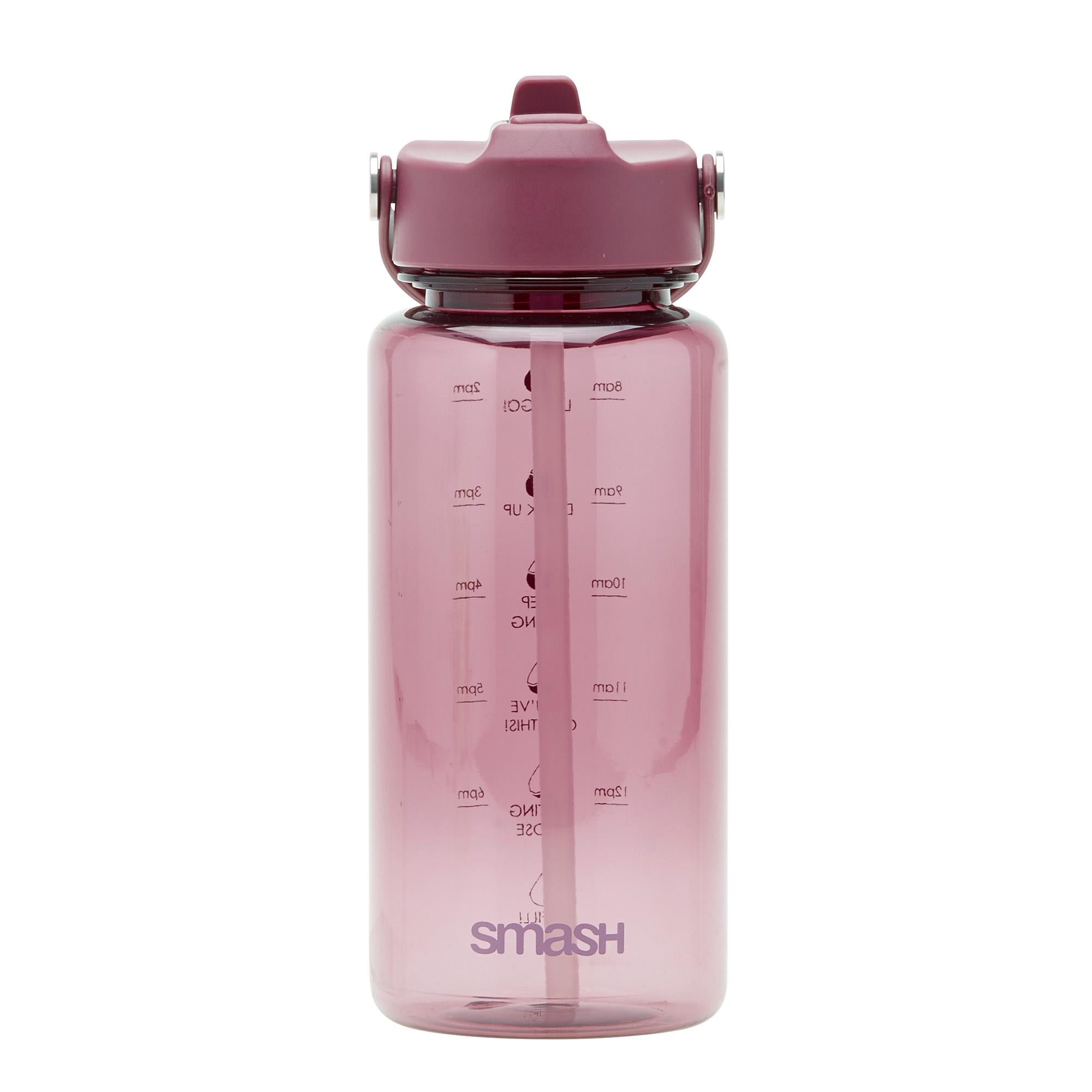 Smash burgundy tracker water bottle 800ml (British brand)