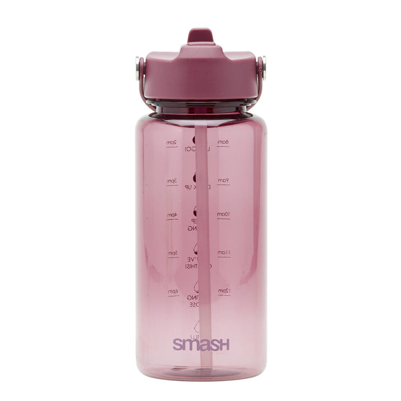 Smash burgundy tracker water bottle 800ml (British brand)