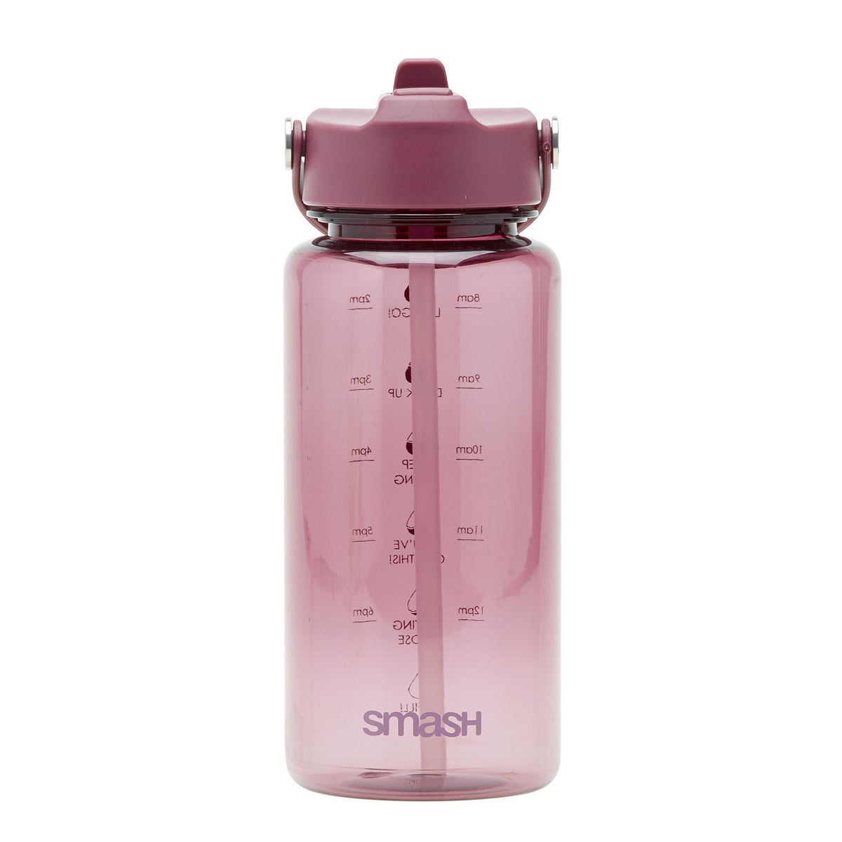 Smash burgundy tracker water bottle 800ml (British brand)