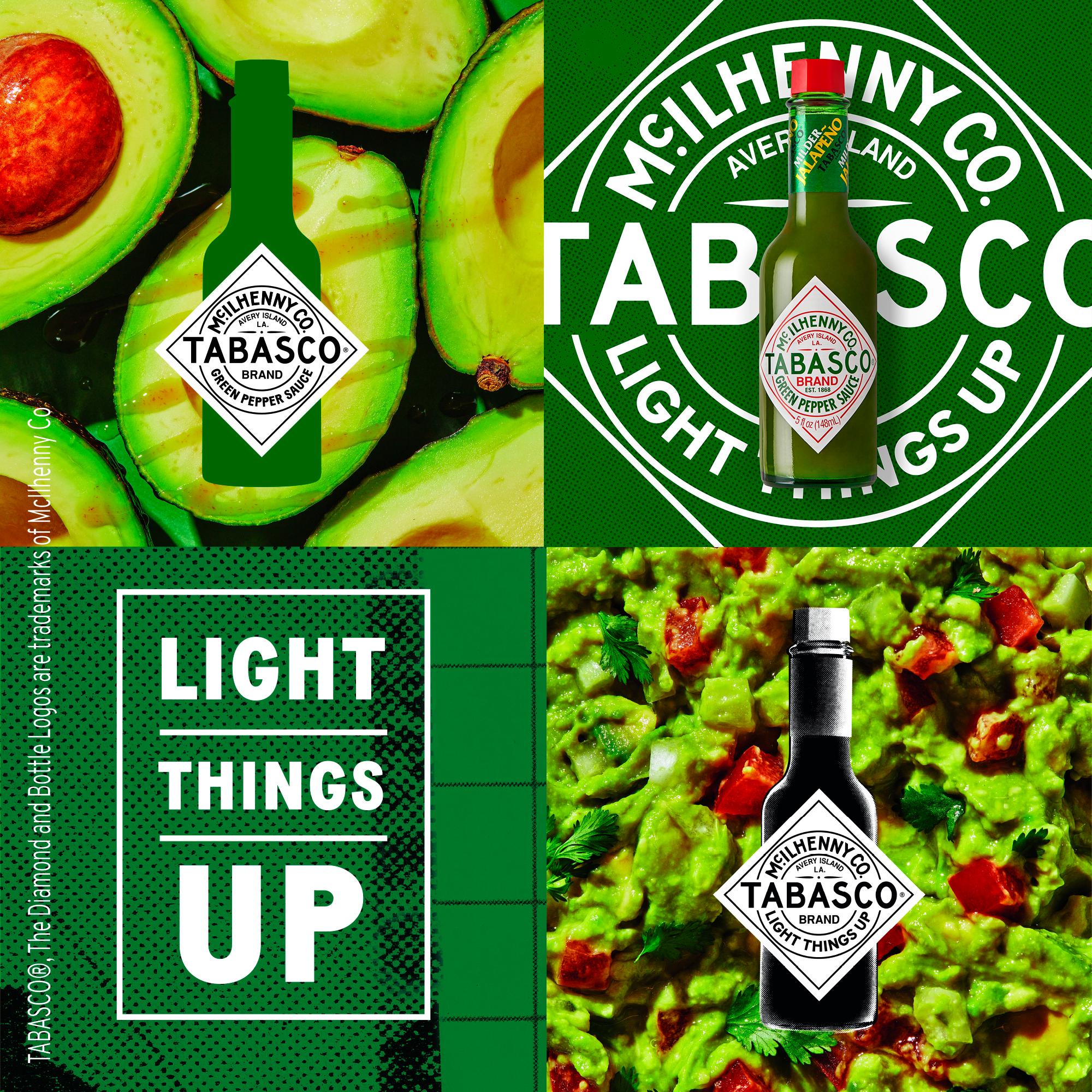 Tabasco mild green hot pepper sauce 57ml (British brand)