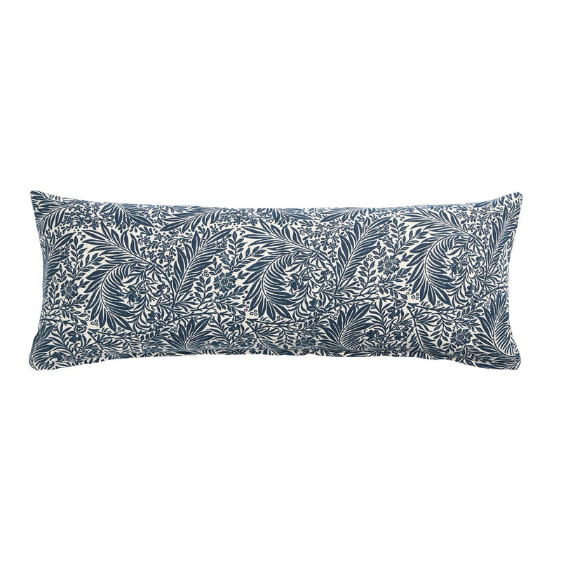 Sainsbury's Home lumbar cushion navy floral 30x80, UK version