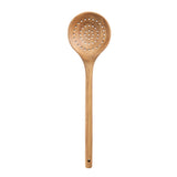 Habitat acacia wood slotted spoon - British product