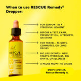 Bach Rescue Remedy dropper bottle 20ml - British product