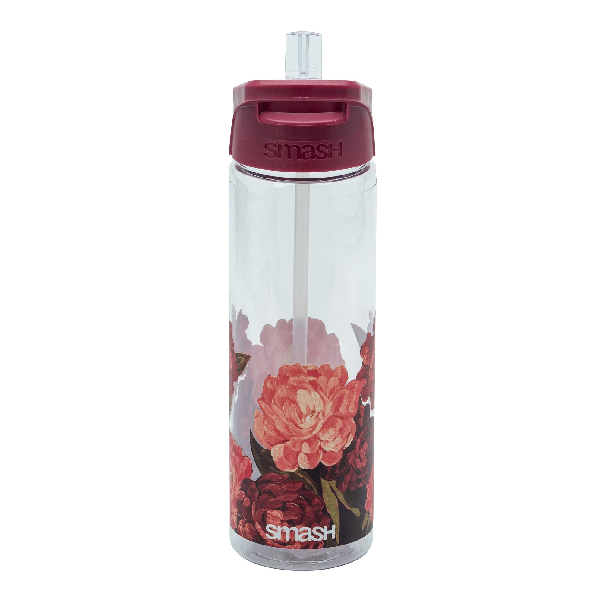 Smash floral sipper bottle 7x7x24.3cm (British brand)