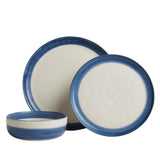 Habitat Artisan Stripe Side Plate Blue 22.5cm, UK version