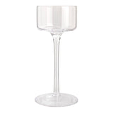 Habitat clear glass pillar candle holder 20cm height, UK version