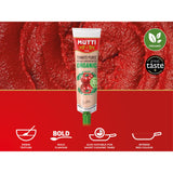 Mutti organic double concentrated tomato puree 185g, UK version