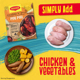 Maggi piri piri recipe mix 27g, imported from the UK