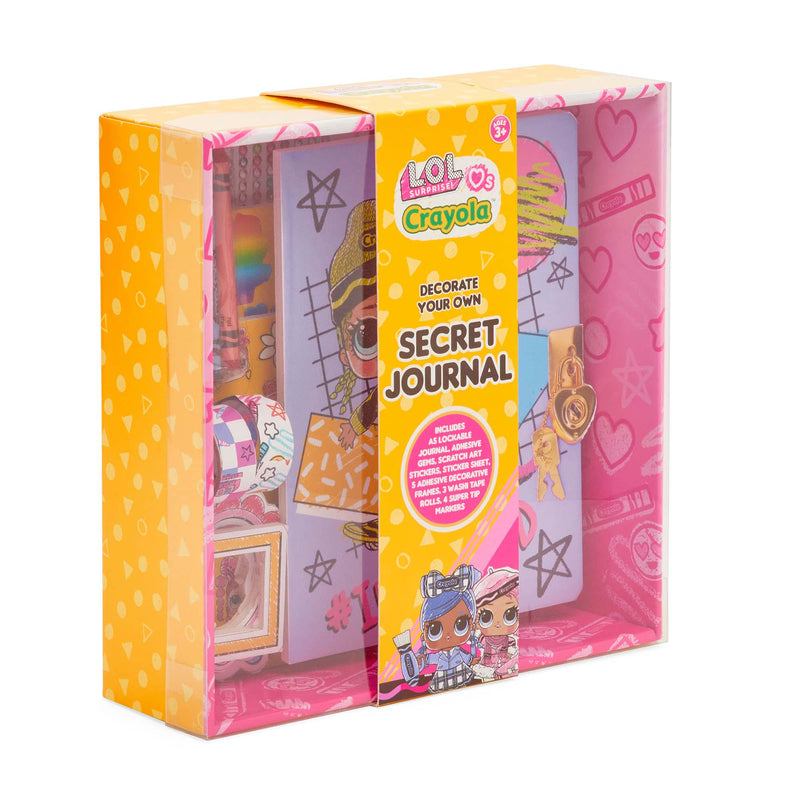 L.O.L. Surprise Loves Crayola DIY Journal A5, UK version