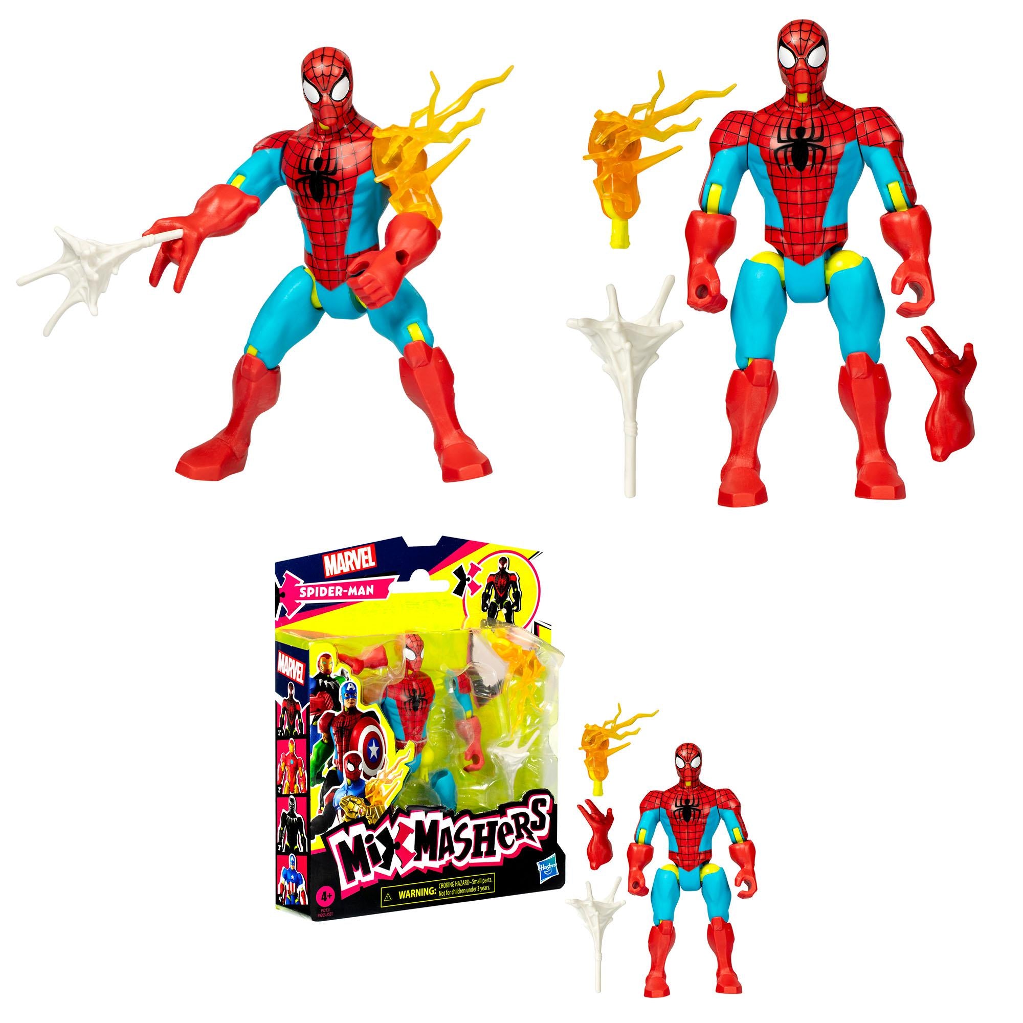 Marvel Spider-Man Mix Mashers action figures assortment (British brand)