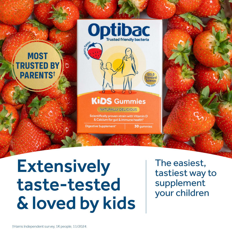Optibac kids probiotic gummies 30 count, UK version