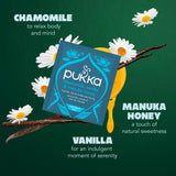 Pukka chamomile vanilla manuka honey tea 20 bags (British brand)
