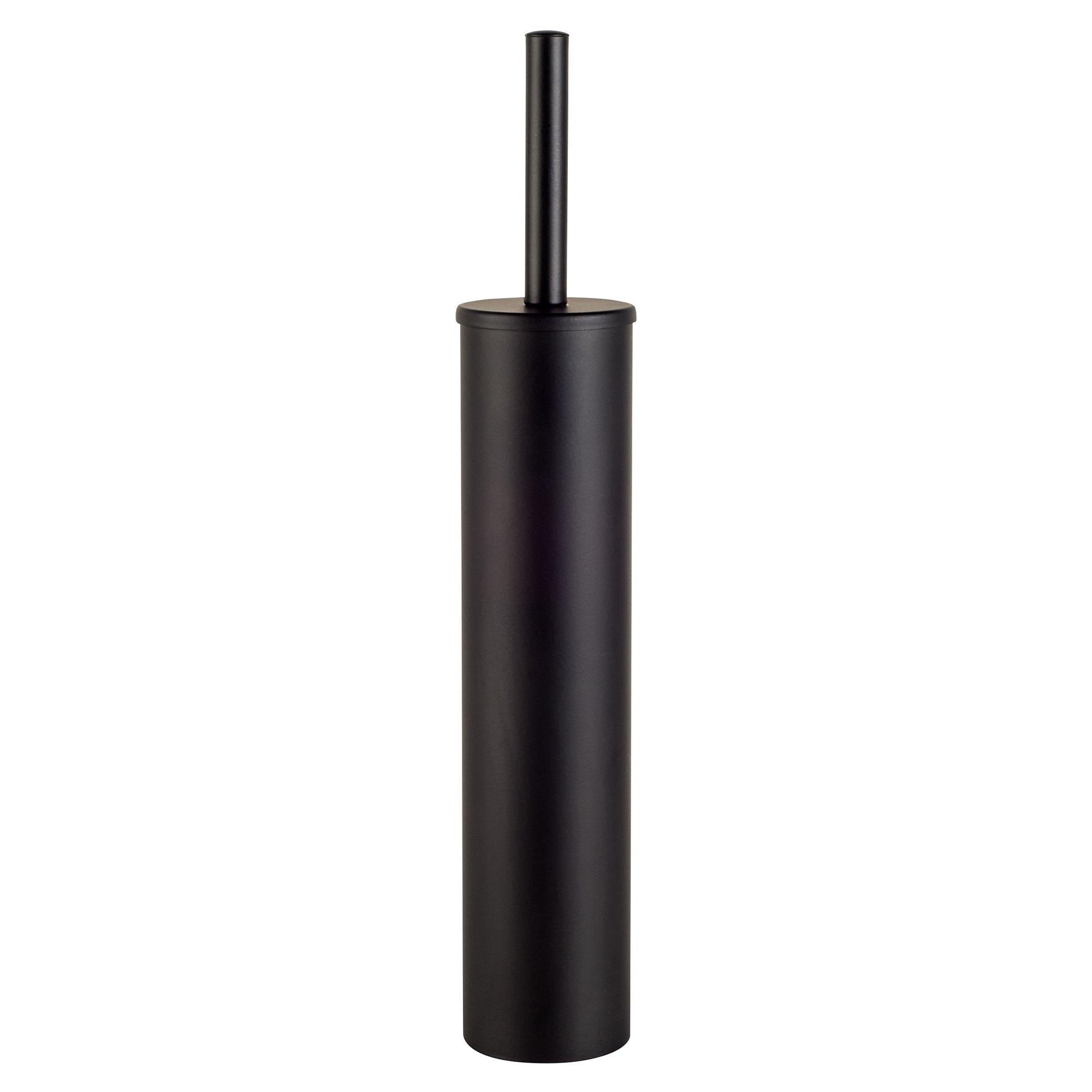 Habitat matte black slimline toilet brush, imported from the UK
