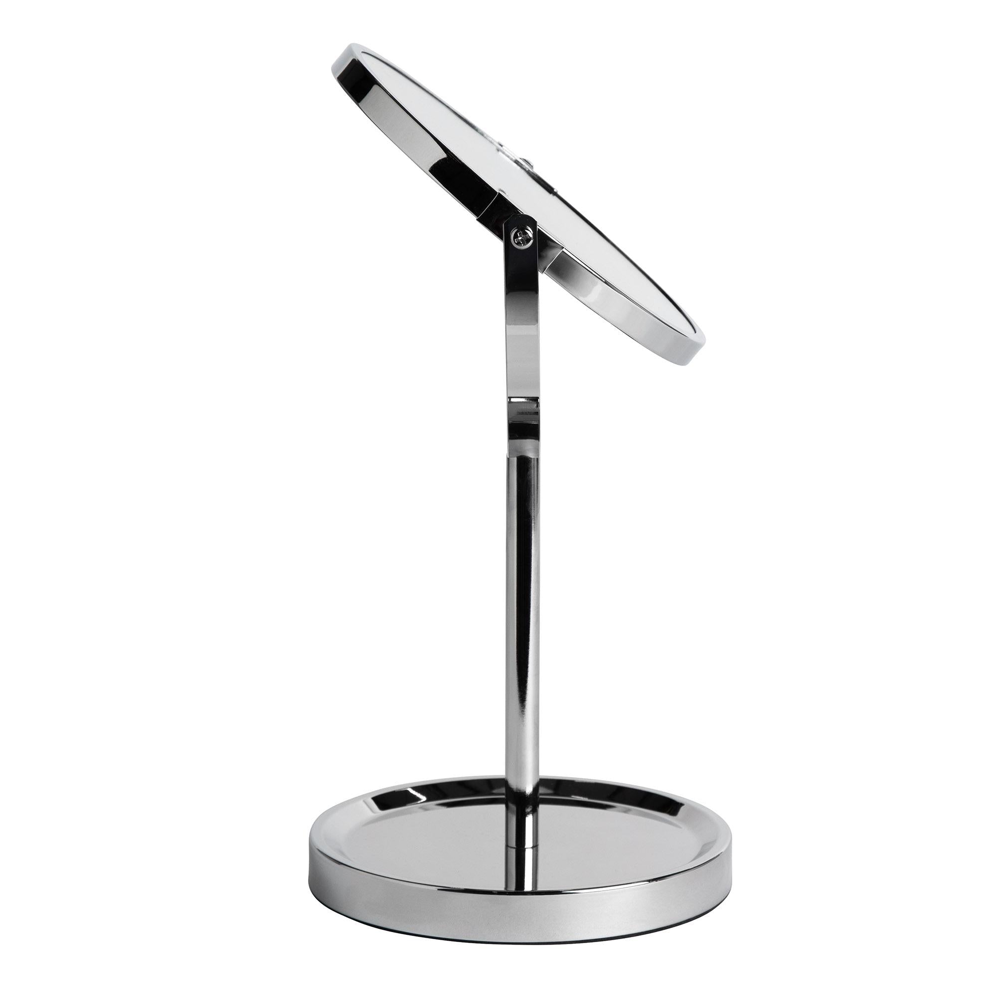 Sainsbury's Home chrome pedestal mirror with tray - British brand