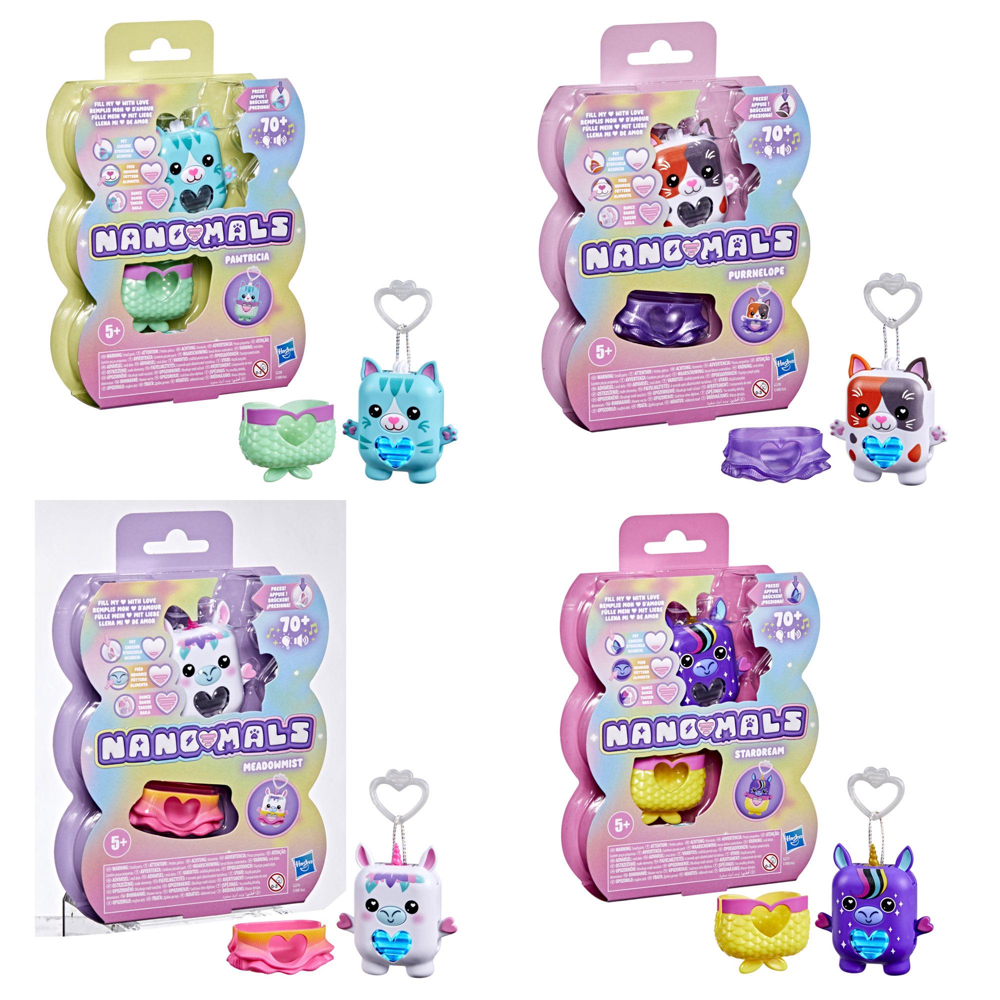Hasbro Nano-Mals electronic fidget pets assortment - British product