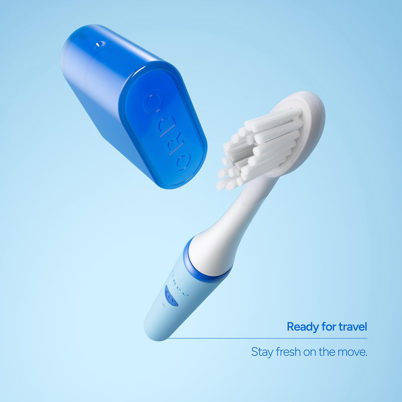 Ordo Sonic Edge Cobalt Breeze rechargeable toothbrush, imported from the UK